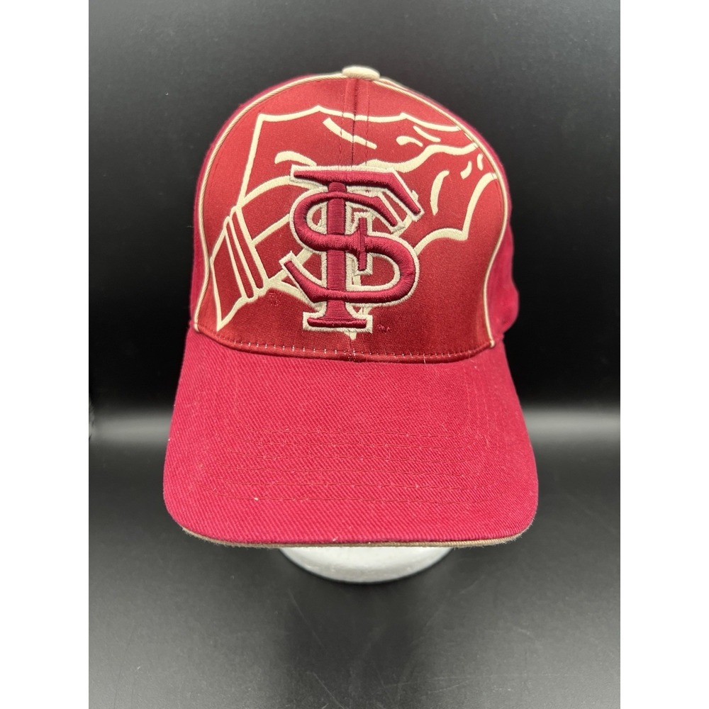 Vintage Florida State Seminoles Hat Cap Adjustable FSU Arrowhead Starter Y2K